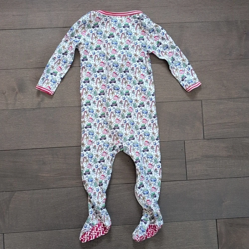 Vineyard Vines Christmas 6-12 Months Footie Pajamas